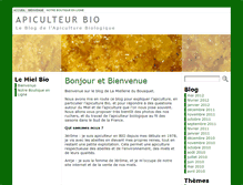 Tablet Screenshot of apiculteur-bio.fr